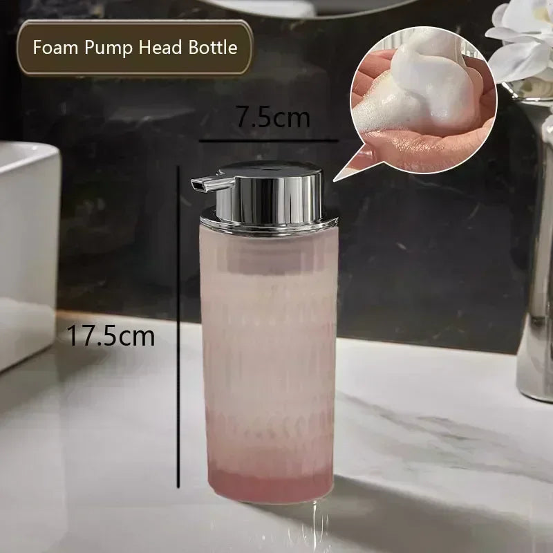 bouteille de savon en verre pour salle de bain élégante et pratique - vue 17 sur 24