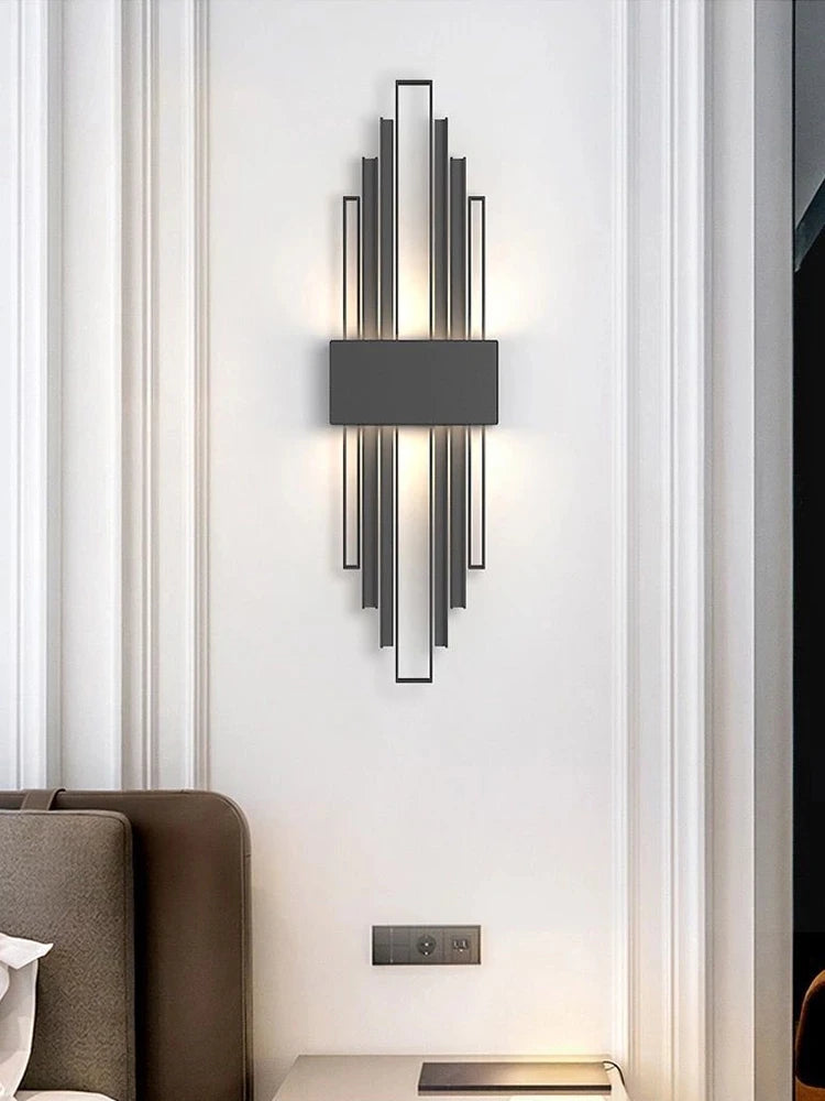 Moderne luxuriöse LED-Wandleuchte für die Innendekoration - vue 3 sur 8