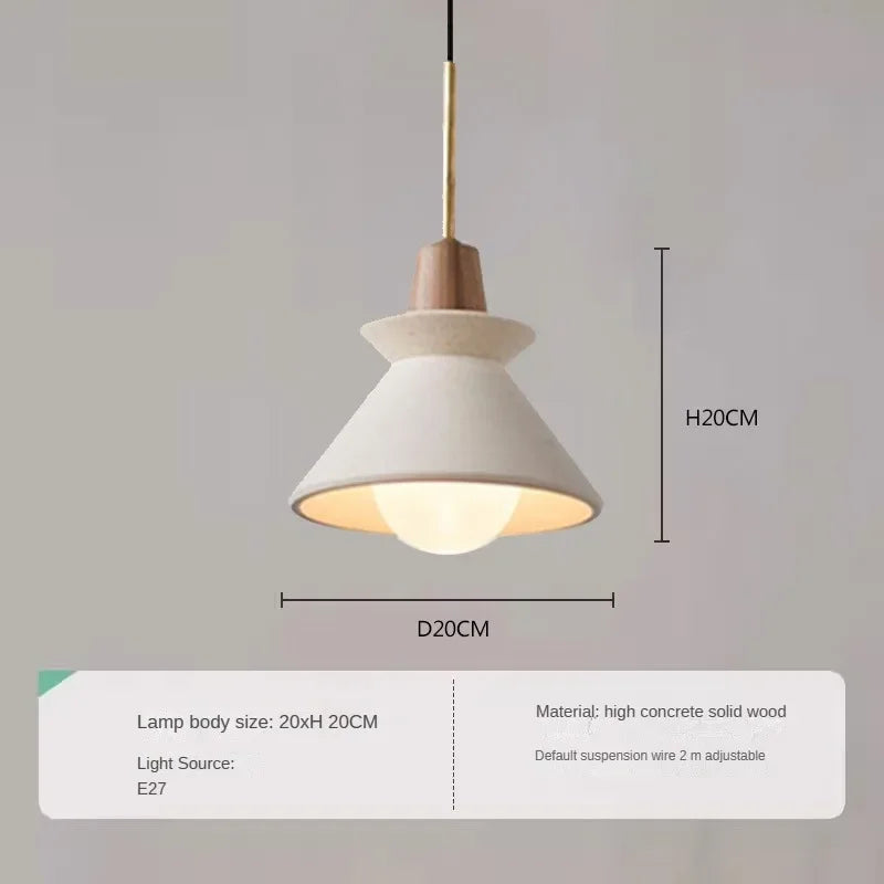 lustre moderne en bois et marbre pour intérieur élégant - vue 13 sur 14