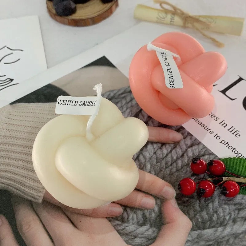 bougie d'aromathérapie géométrique pour décoration et cadeaux - vue 4 sur 12