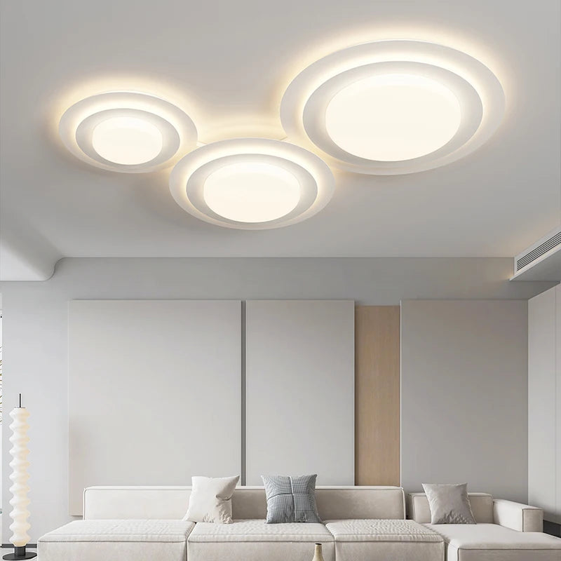 Plafonnier moderne à LEDs lumière minimaliste carré chambre décor plafonnier pour chambre salon salle à manger allée éclairage intérieur