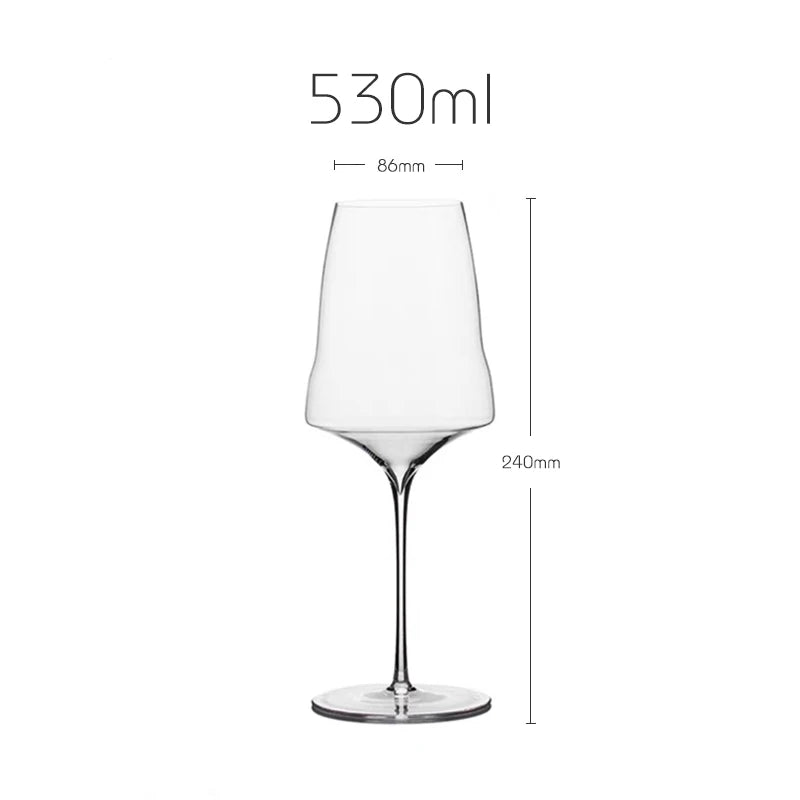 Verre à champagne cristal fait main léger élégant