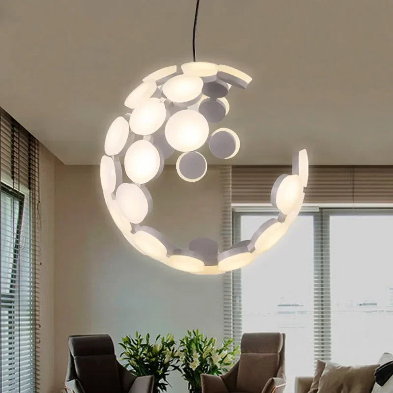 suspension design nordique moderne pour éclairage intérieur - vue 3 sur 5