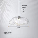 lustre en verre design nuage pour intérieur décoratif lumineux