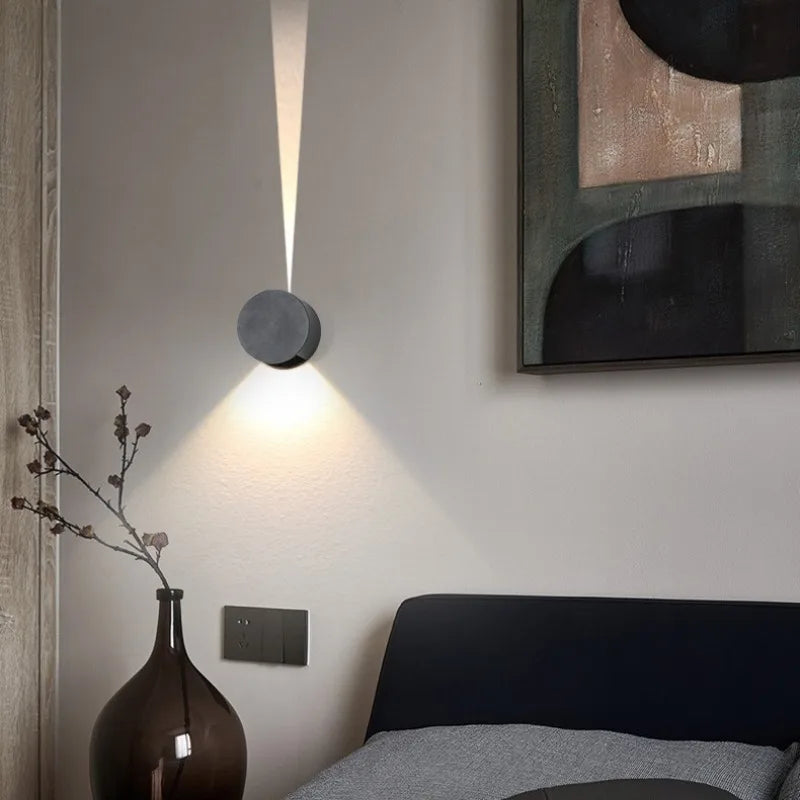 applique murale moderne led boule ronde décoration nordique - vue 2 sur 10
