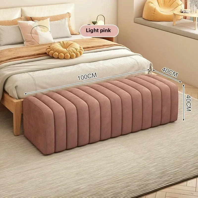 banc à chaussures design moderne avec repose pieds doux et confortable - vue 25 sur 26