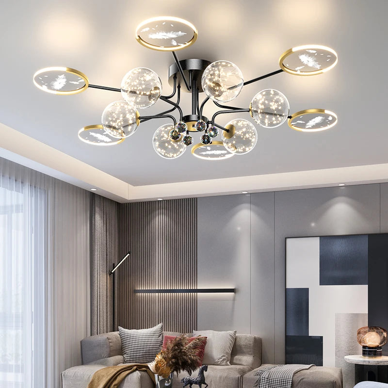 Plafonnier LED avec télécommande - vue 3 sur 9