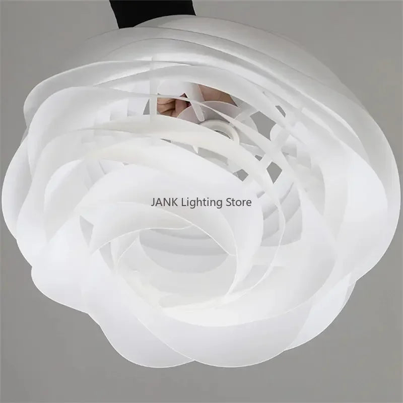 lustre romantique en acrylique design danois décoratif pour intérieur