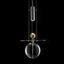 Postmoderner Design-Kronleuchter aus Glas für die Innendekoration