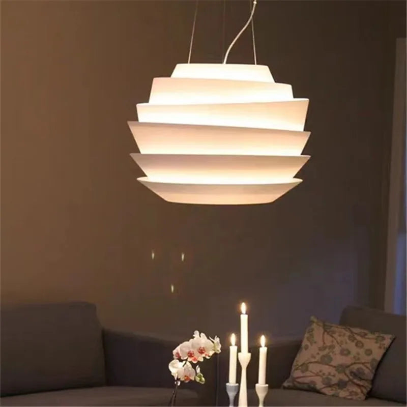 Foscarini Le Soleil suspension Style nordique réplique lampe design lampe de chevet chez l'habitant rétro restaurant décoration lumière - vue 6 sur 7