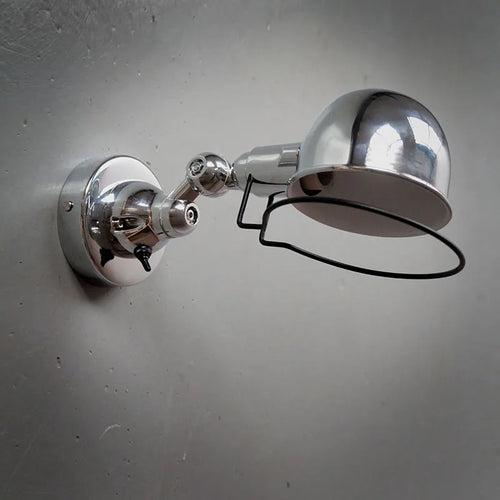 applique murale rétractable bras oscillant avec interrupteur loft