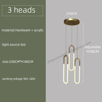 Moderne Pendelleuchte im nordischen Design LED Loft elegant