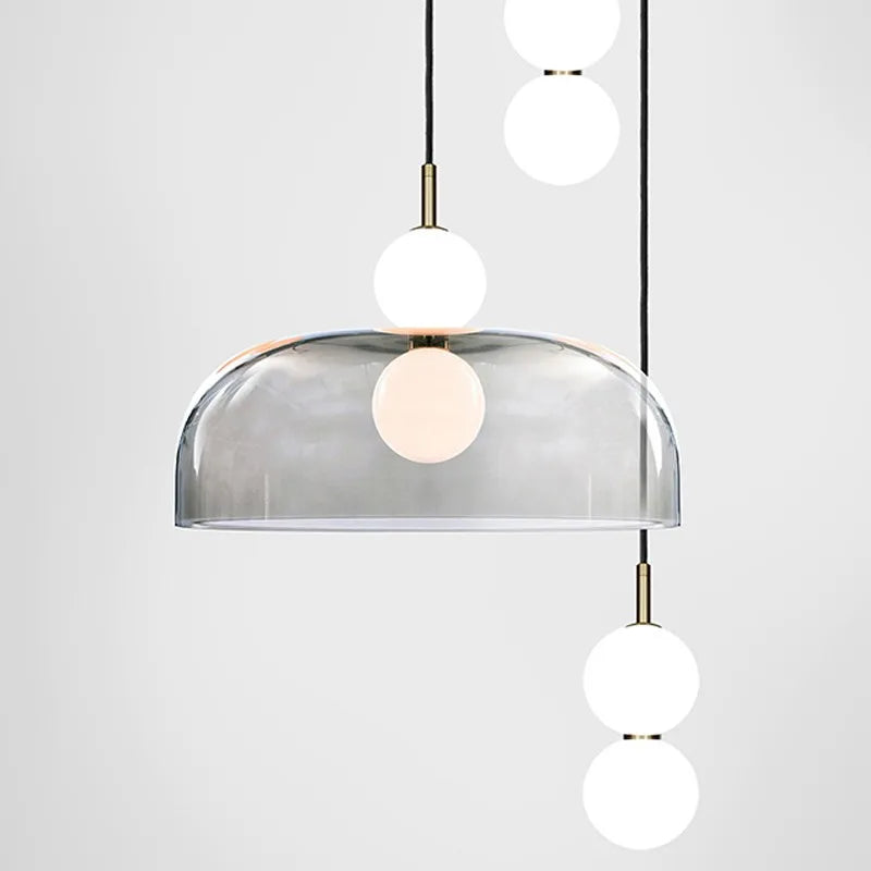 suspension en verre design pour décoration moderne et élégante - vue 7 sur 15