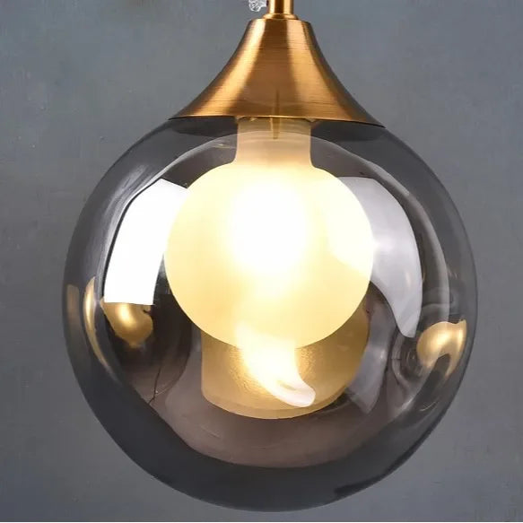 applique murale moderne à led en forme de boule décorative - vue 6 sur 11
