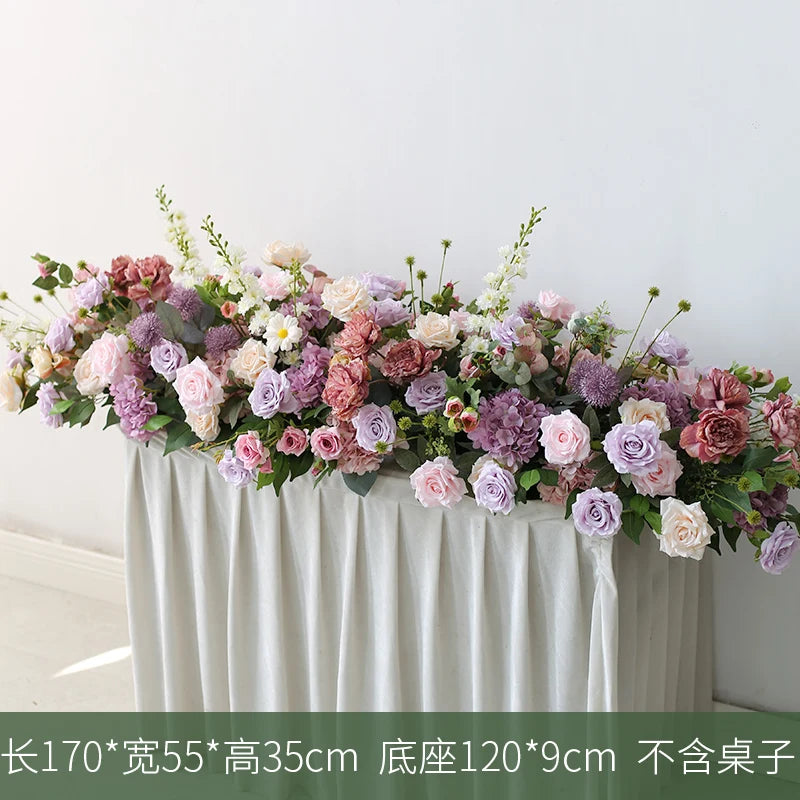 arrangement de fleurs artificielles pour décoration de mariage et événements - vue 9 sur 12