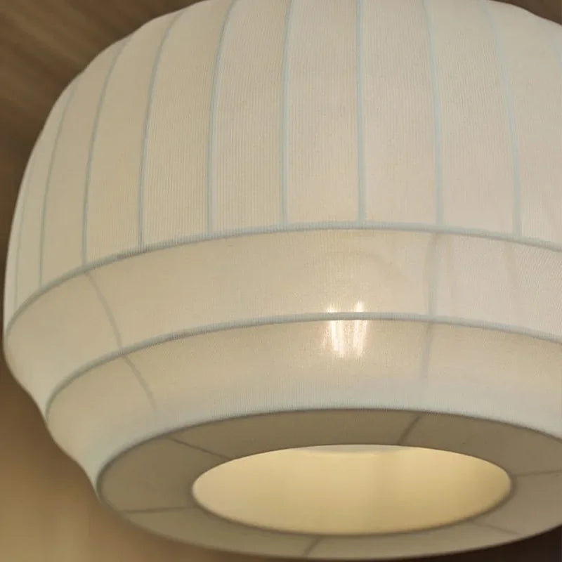 lustres minimalistes en tissu extensible nordique pour café
