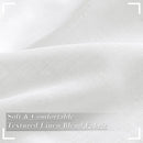 Voilage effet lin extra long fenêtres plafond haut