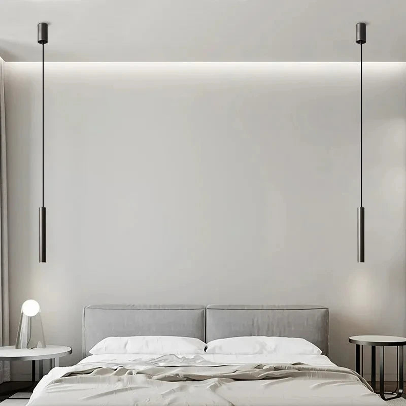 suspension minimaliste en laiton 	 pour hôtel - vue 4 sur 8