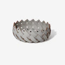 paniers de rangement en cuir tressé faits main de luxe