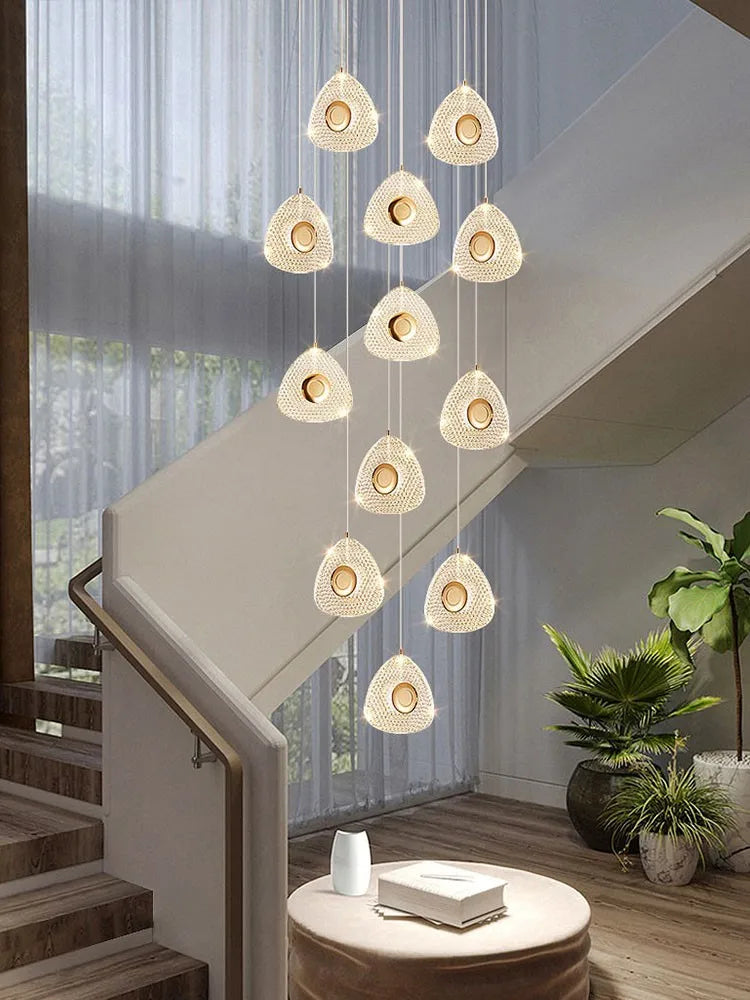 suspension design en acrylique pour intérieur moderne et loft - vue 4 sur 20