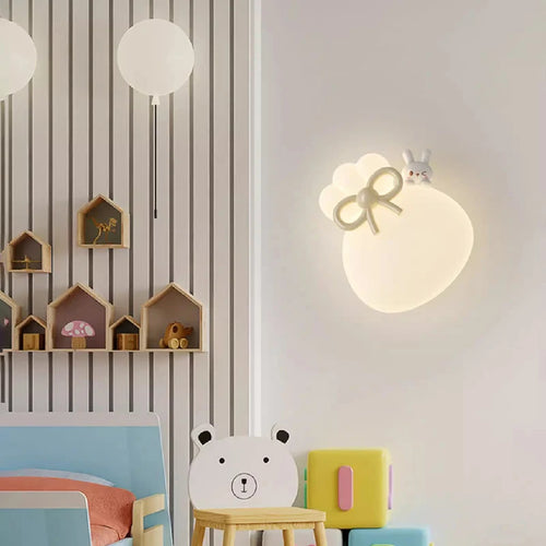 Wandleuchte Hase und Bär für dekorative Kinderzimmer - vue 3 sur 8