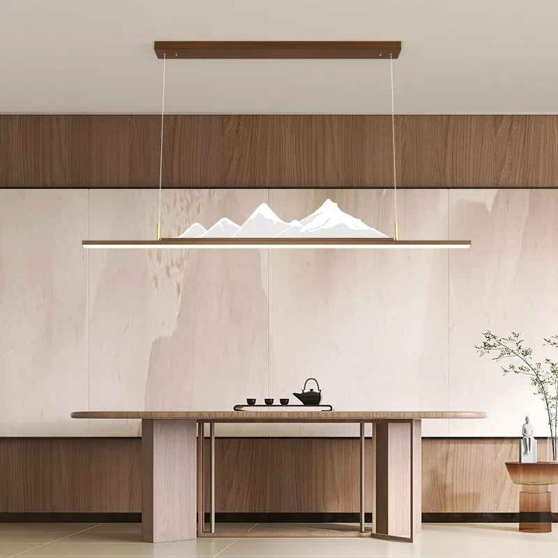 Moderne LED-Pendelleuchte für elegante Innendekoration - vue 4 sur 11