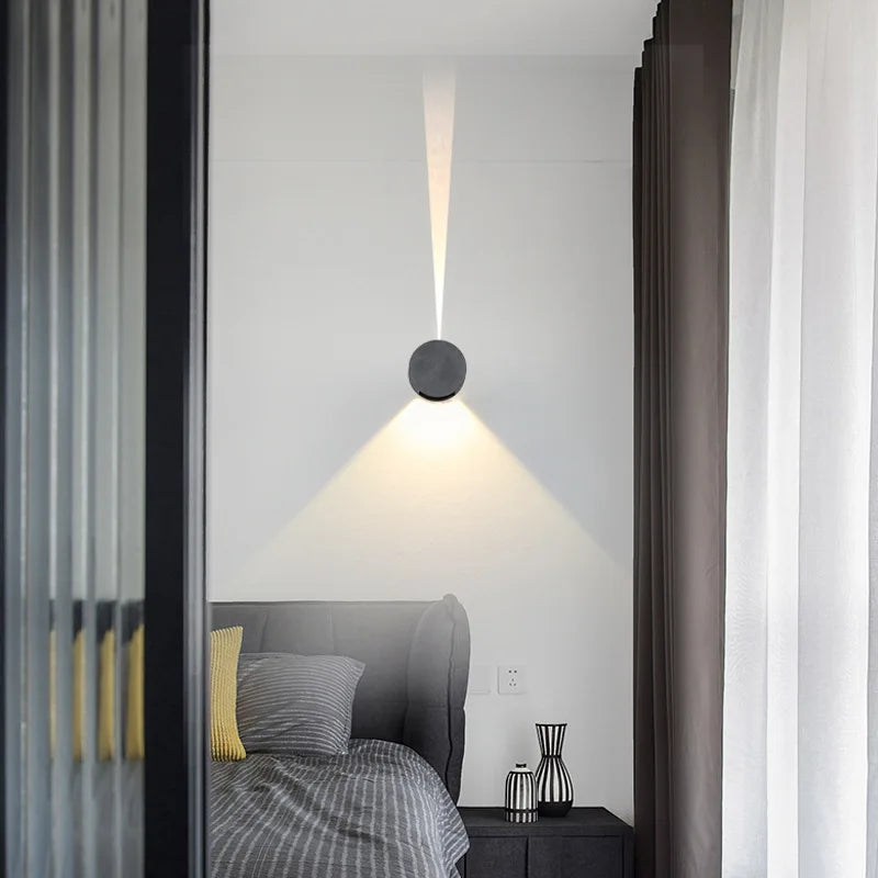 applique murale moderne led boule ronde décoration nordique - vue 3 sur 10