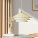 Nordischer Stoff-Kronleuchter für elegante Innendekoration