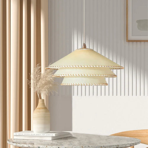 Nordischer Stoff-Kronleuchter für elegante Innendekoration - vue 2 sur 9