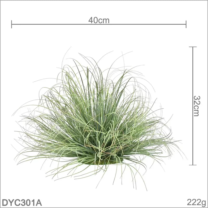 plantes artificielles en touffe pour décorations commerciales