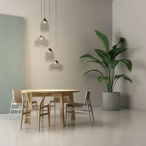Lustre en verre de Style moderne