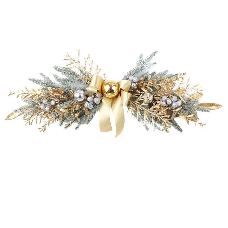 guirlande artificielle en rotin pour décorations de Noël et du Nouvel An - vue 12 sur 11