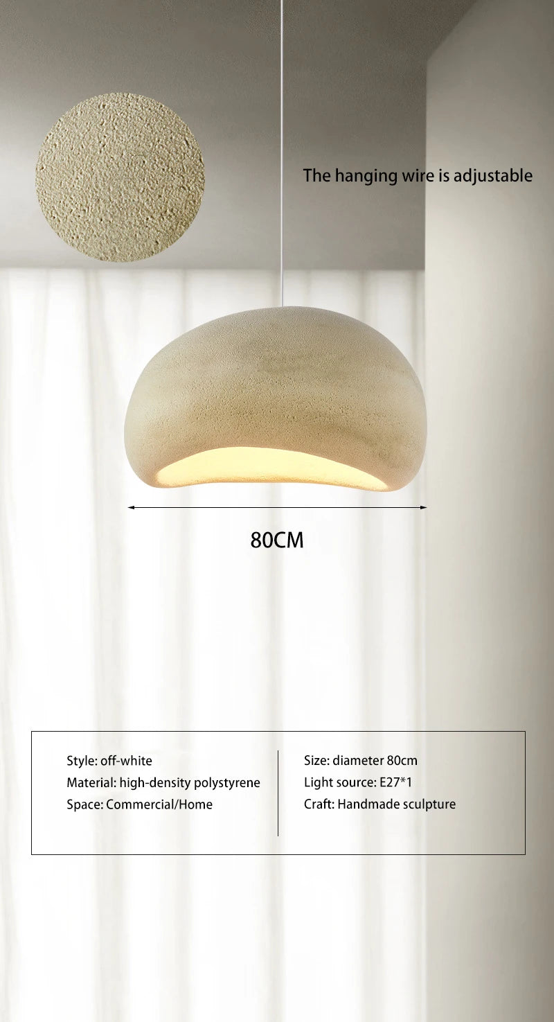 Farbige Pendelleuchte aus Polystyrol mit abgerundeten Formen im Design-Stil - vue 12 sur 18