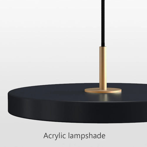 suspension led moderne lumière disque suspendus décoration luminaire lustre