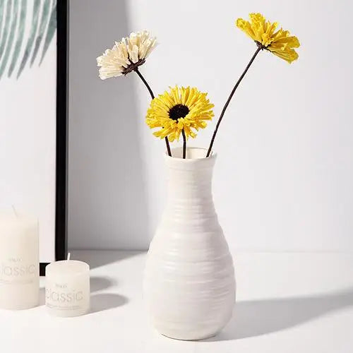vase nordique en plastique pour fleurs décoration moderne maison - vue 10 sur 12