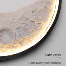 Dekorative LED-Wandleuchte Mond mit dimmbarer Lichtintensität