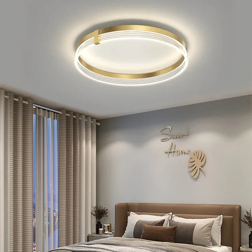 Moderne LED-Deckenleuchte aus Acryl für ein elegantes Interieur - vue 2 sur 12