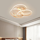 plafonnier moderne à LEDs lumières pour salon chambre étude salle éclairage intérieur Chrome/plaqué or