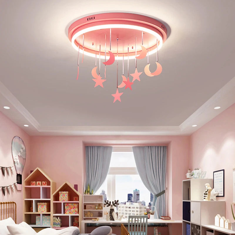 Kreative LED-Deckenleuchte für Kinderzimmer dekorativ und schlicht - vue 3 sur 12