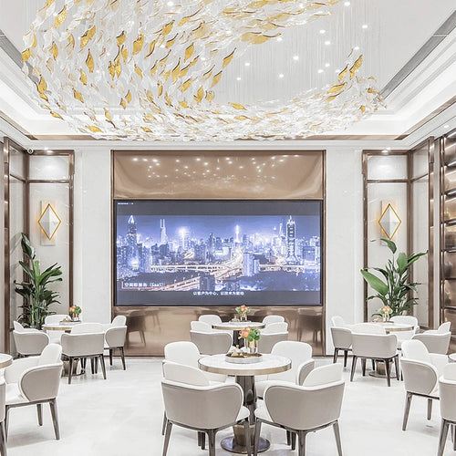 Moderne LED-Wandleuchte aus Marmor im Internetstil für Hotel, Café und Restaurant - vue 3 sur 18