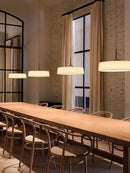 lustre à LED en tissu japonais pour décoration intérieure