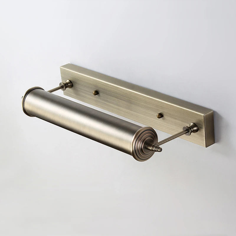 Vintage-Wandleuchte aus Bronze mit austauschbarem Leuchtmittel im europäischen Stil - vue 4 sur 6