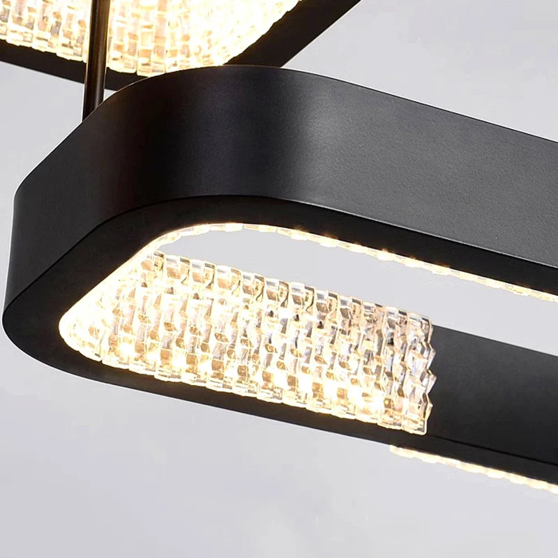 lustre moderne simple suspension led pour éclairage intérieur - vue 7 sur 10