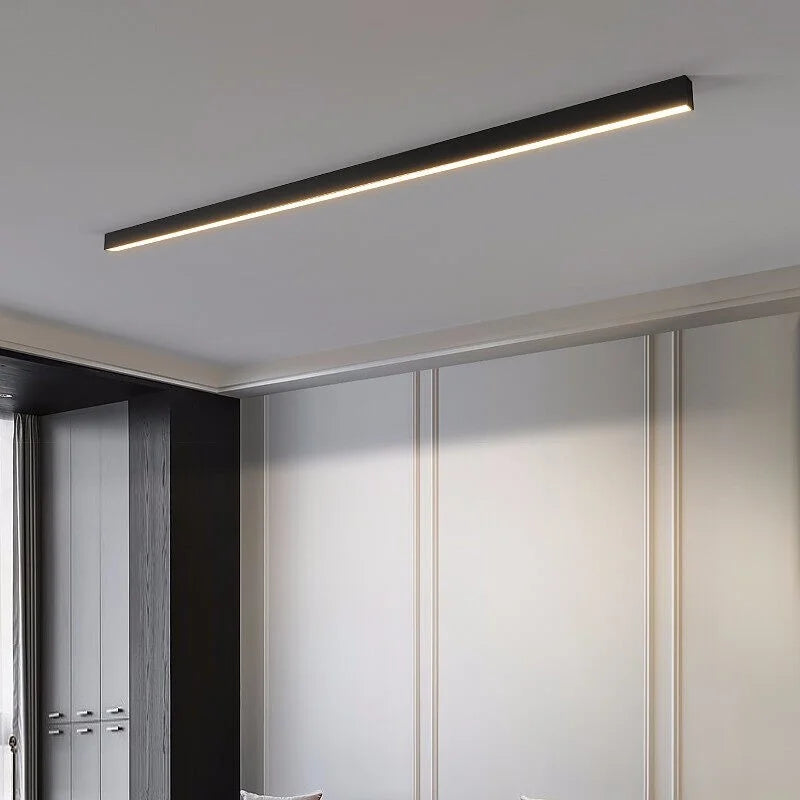 plafonnier linéaire à led moderne style simple pour intérieur - vue 3 sur 8