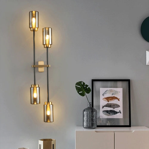 Wandleuchte aus Kupfer für elegante Innenbeleuchtung - vue 7 sur 8