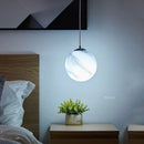 lustre créatif led boule de verre pour chambre d'enfants