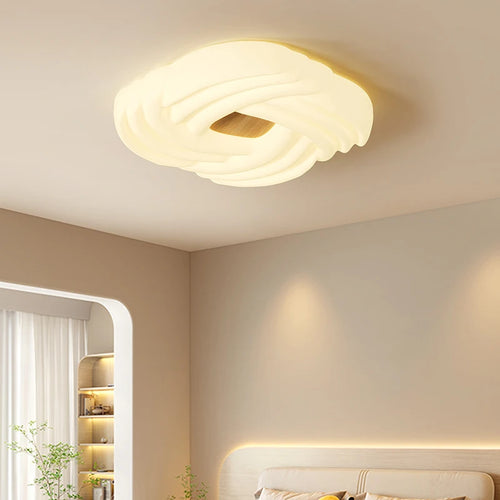 plafonnier intérieur led moderne style crème pour chambre enfant - vue 2 sur 8
