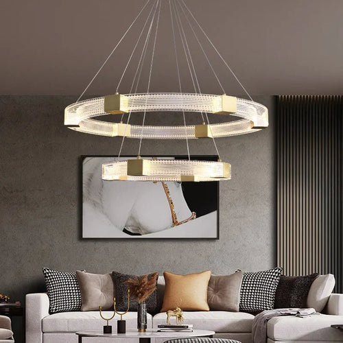 LED-Pendelleuchte in Ringform für Loft und Restaurant - vue 5 sur 10