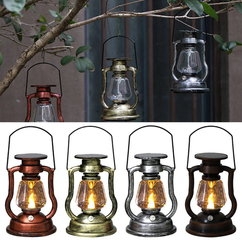 Solar-LED-Lampe für Garten und Camping tragbar - vue 2 sur 7