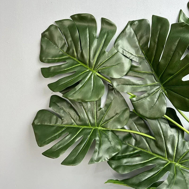feuilles de tortue artificielles pour décoration intérieure plantes vertes